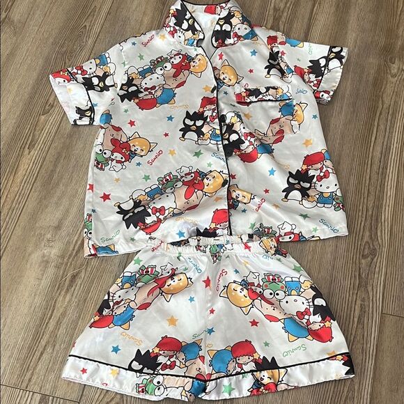 None Other - Colorful Character Kids Pajama Set